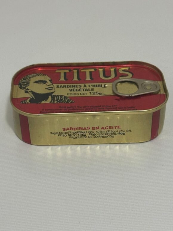 Titus Sardines Veg Oil125g