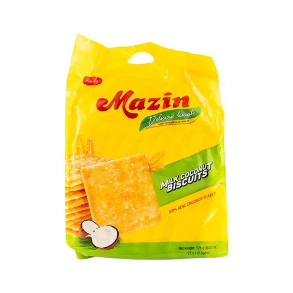 Mazin Milk Coconut Biscuit 22g X24 packs