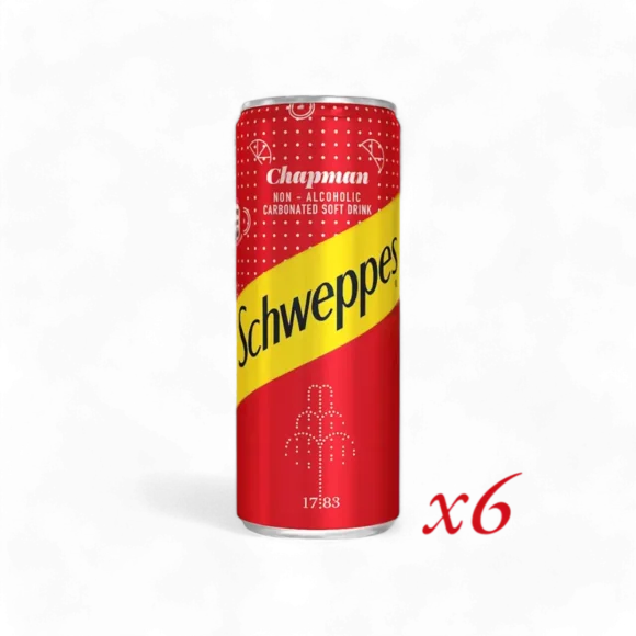 Schweppes Chapman pack of 6
