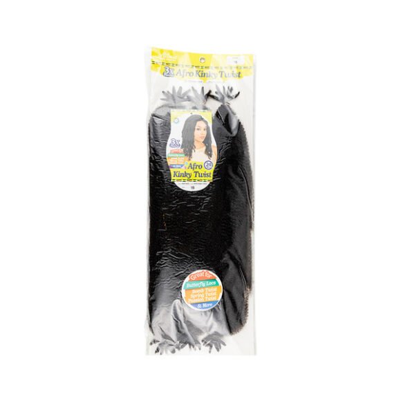 3X Afro Twist Hair - 1B