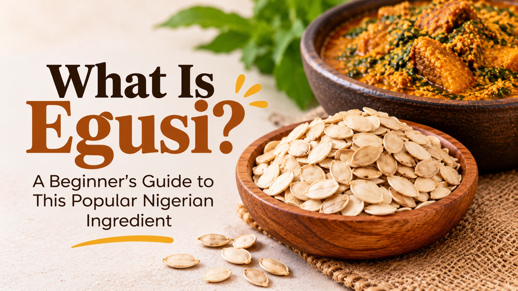 What Is Egusi? A Beginner’s Guide to This Popular Nigerian Ingredient